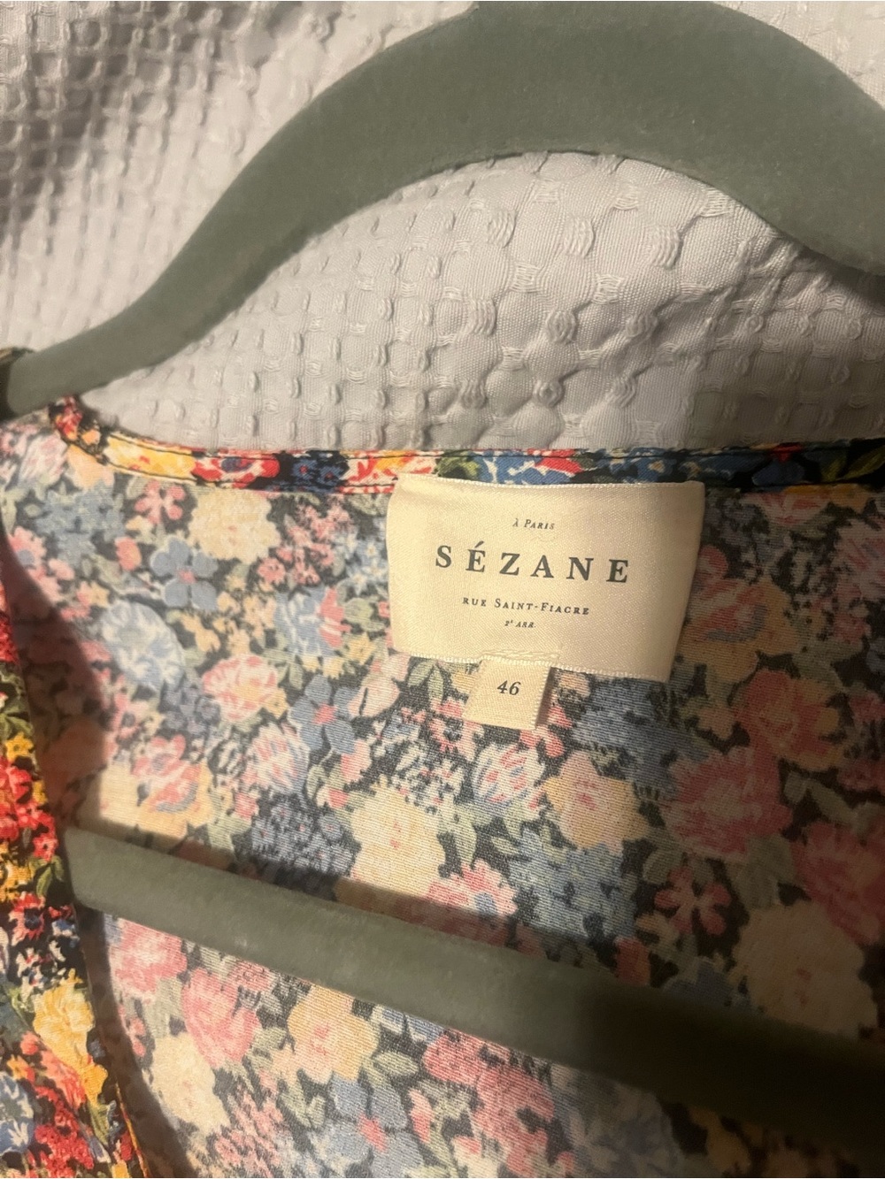 Sézane Paula Blouse in Sunflower Print - Picture 6 of 8